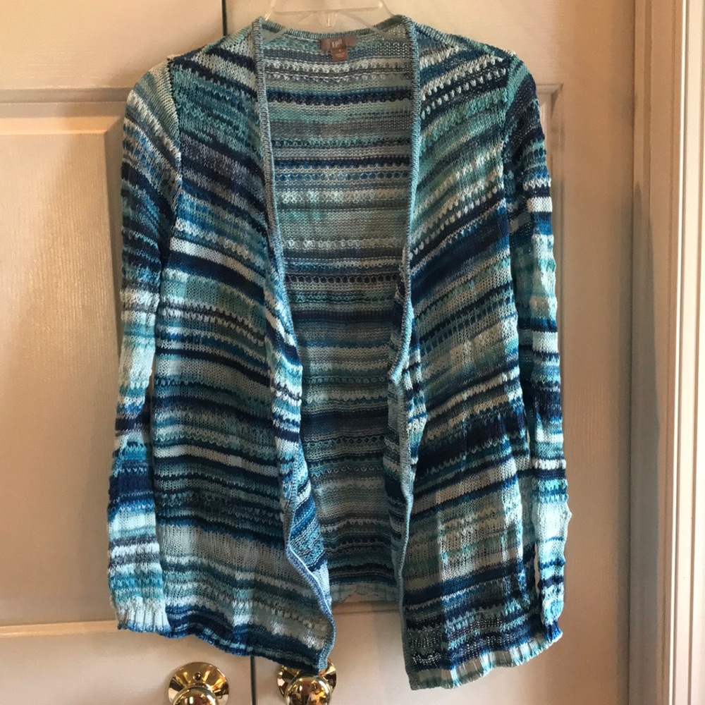 J. Jill lightweight drape front cardigan size S